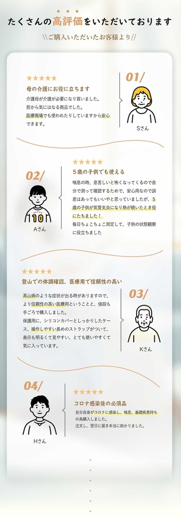 血中酸素濃度計ka200
