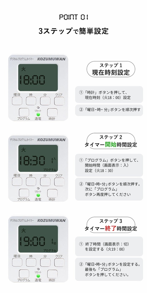 コンセントタイマー 