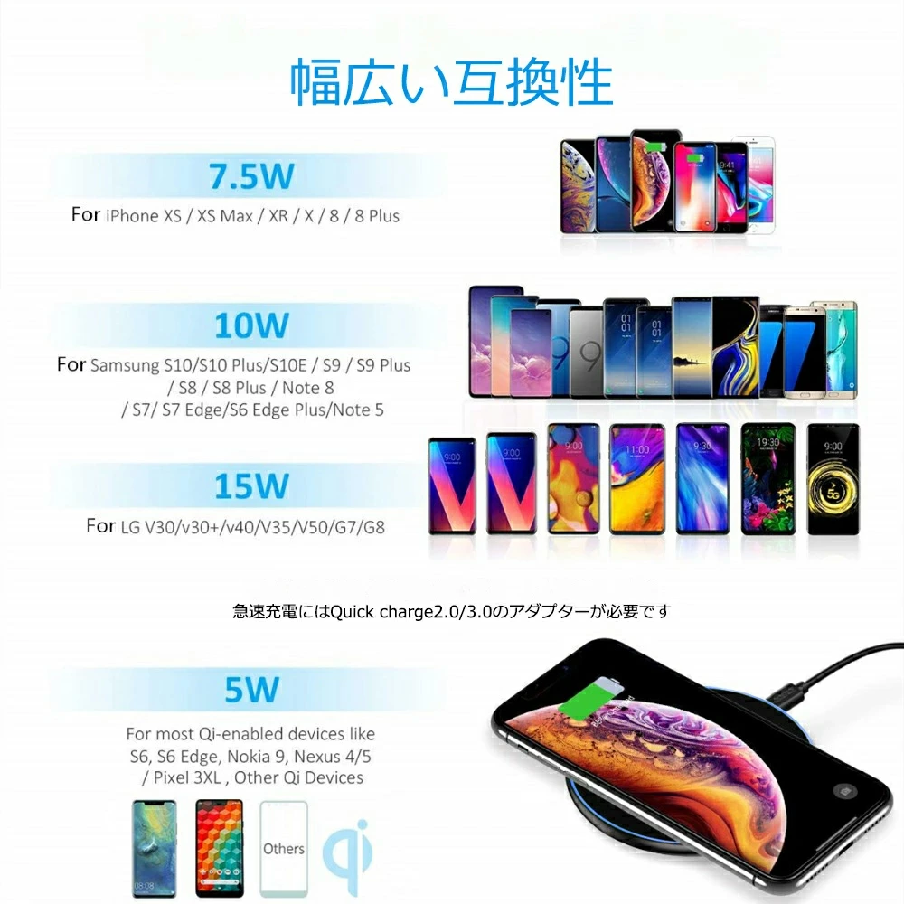 ワイヤレス充電器 
