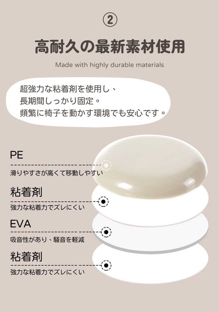 家具用スライダー