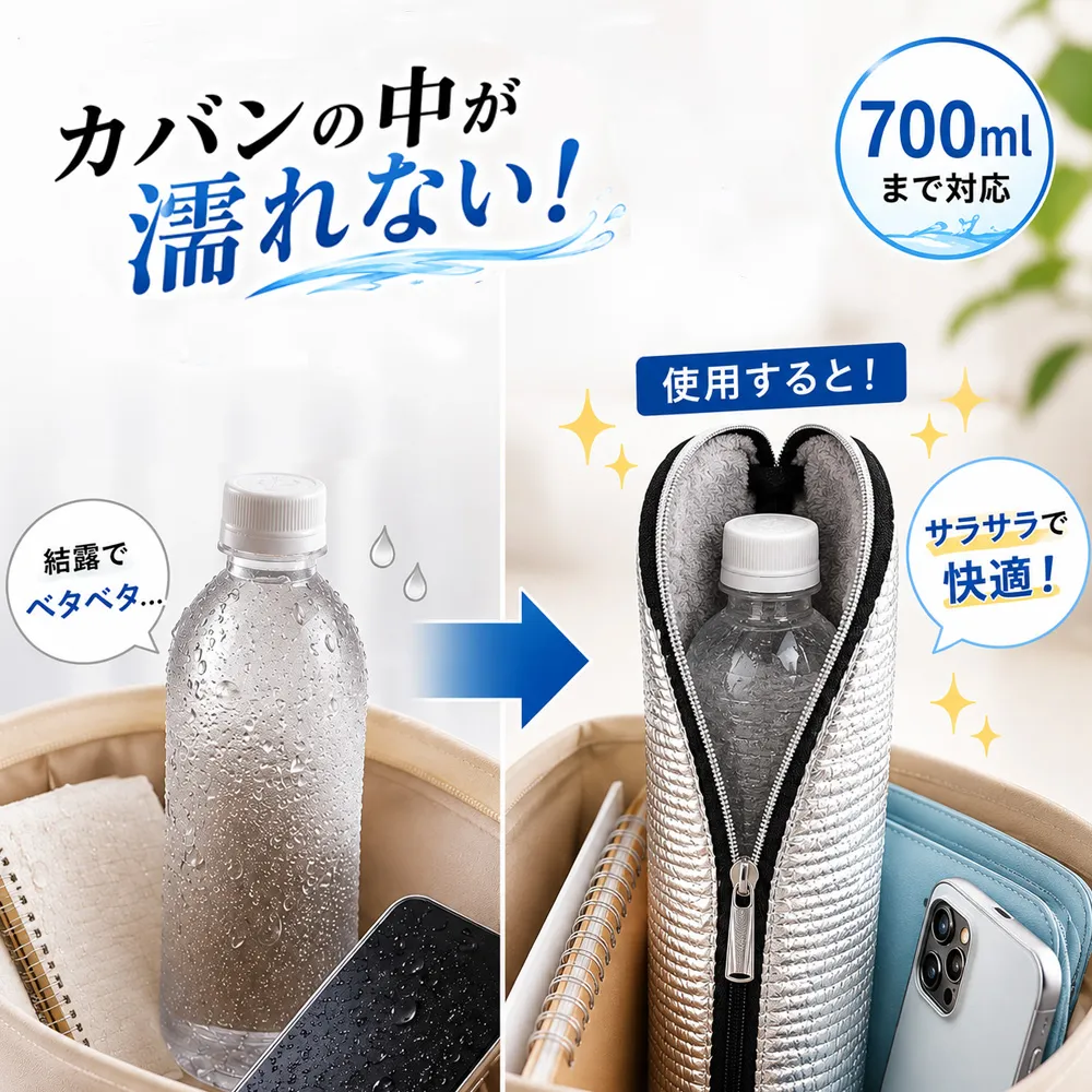 保冷保温バッグ（ボトル用）