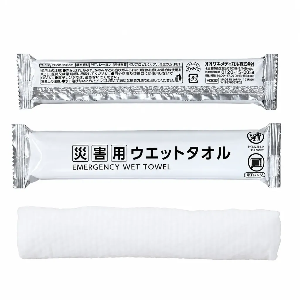 防災ウェットタオル(7個入)